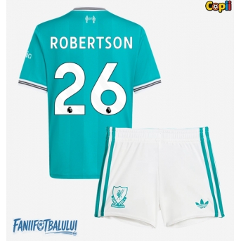 Liverpool Andrew Robertson #26 Echipament de Fotbal Replică 2025-26 Copii Treilea (+ Șorturi)